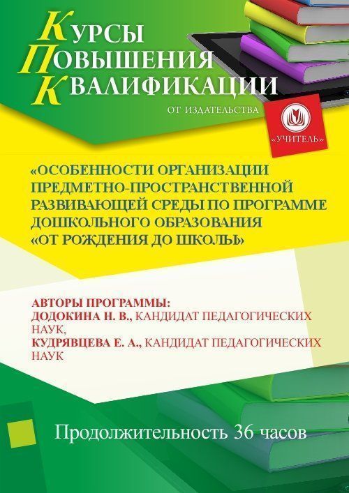 Особенности организации предметно-пространственной развивающей среды по программе дошкольного образования «От рождения до школы» - изображение № 1