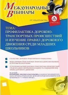 Международный вебинар &quot;Профилактика дорожно-транспортных происшествий и изучение правил дорожного движения среди младших школьников&quot; - изображение № 1