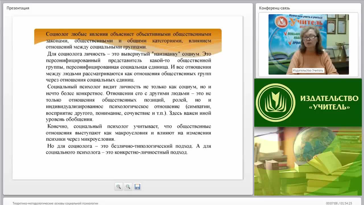 Международный вебинар &quot;Теоретико-методологические основы социальной психологии&quot; - изображение № 6