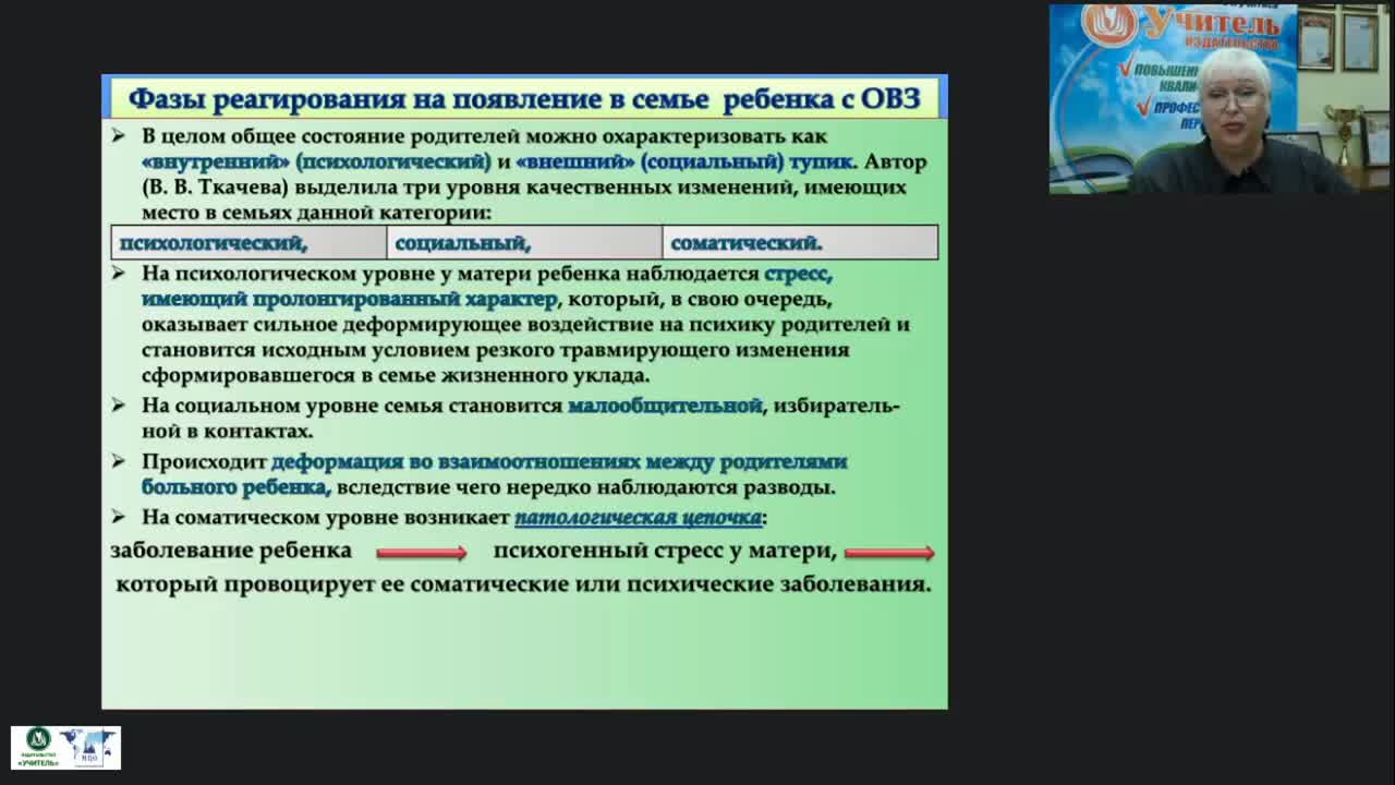 Вебинар &quot;Психолого-педагогическое сопровождение родителей ребенка с ОВЗ и инвалидностью как субъектов инклюзивного образования&quot; - изображение № 6